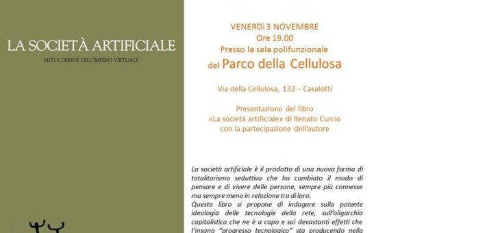 Presentazione Libro “La Società artificiale”
