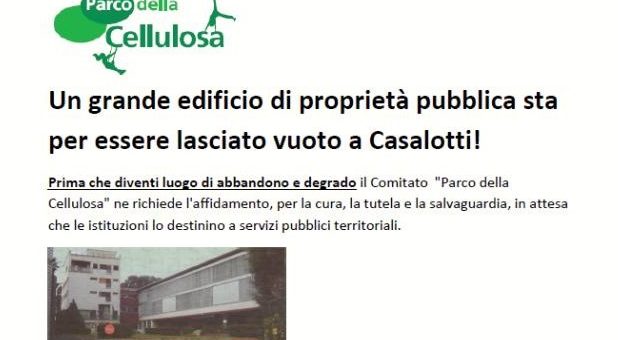 LOCALI EX-ISPRA: INIZIATIVA PARTECIPATA SUL FUTURO UTILIZZO DELL’EDIFICIO