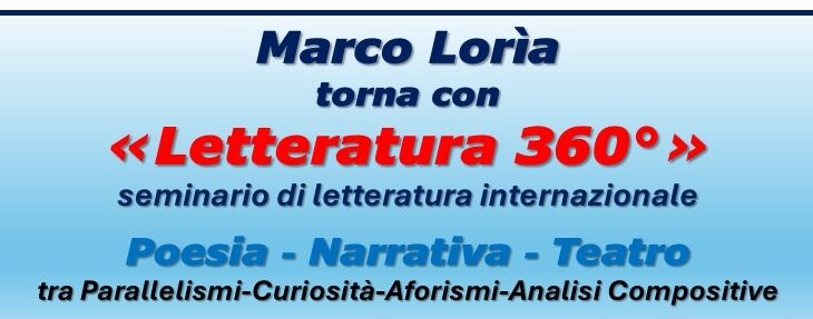 Letteratura 360° – 28 settembre